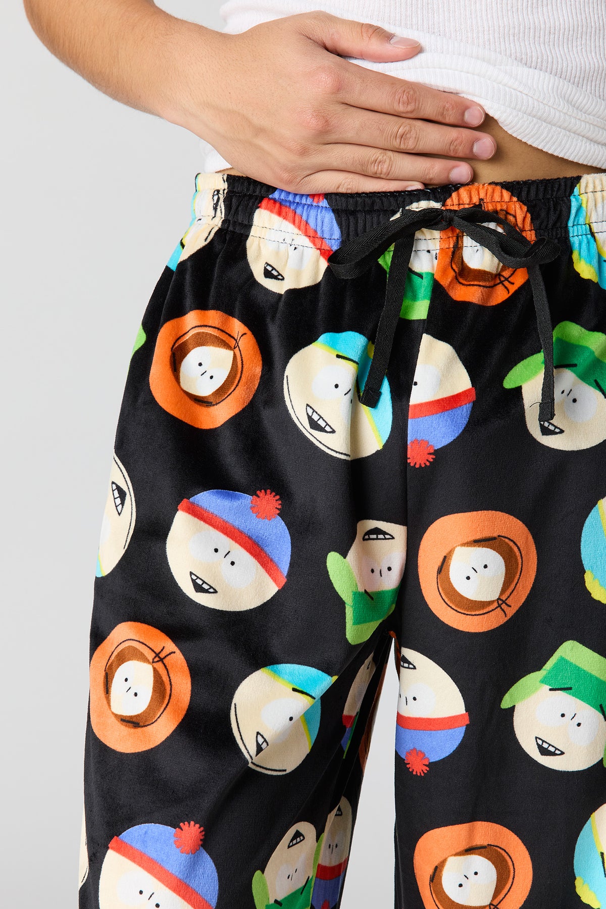 Vue alternative 4. Pantalon de pyjama en peluche à imprimé Cartoon