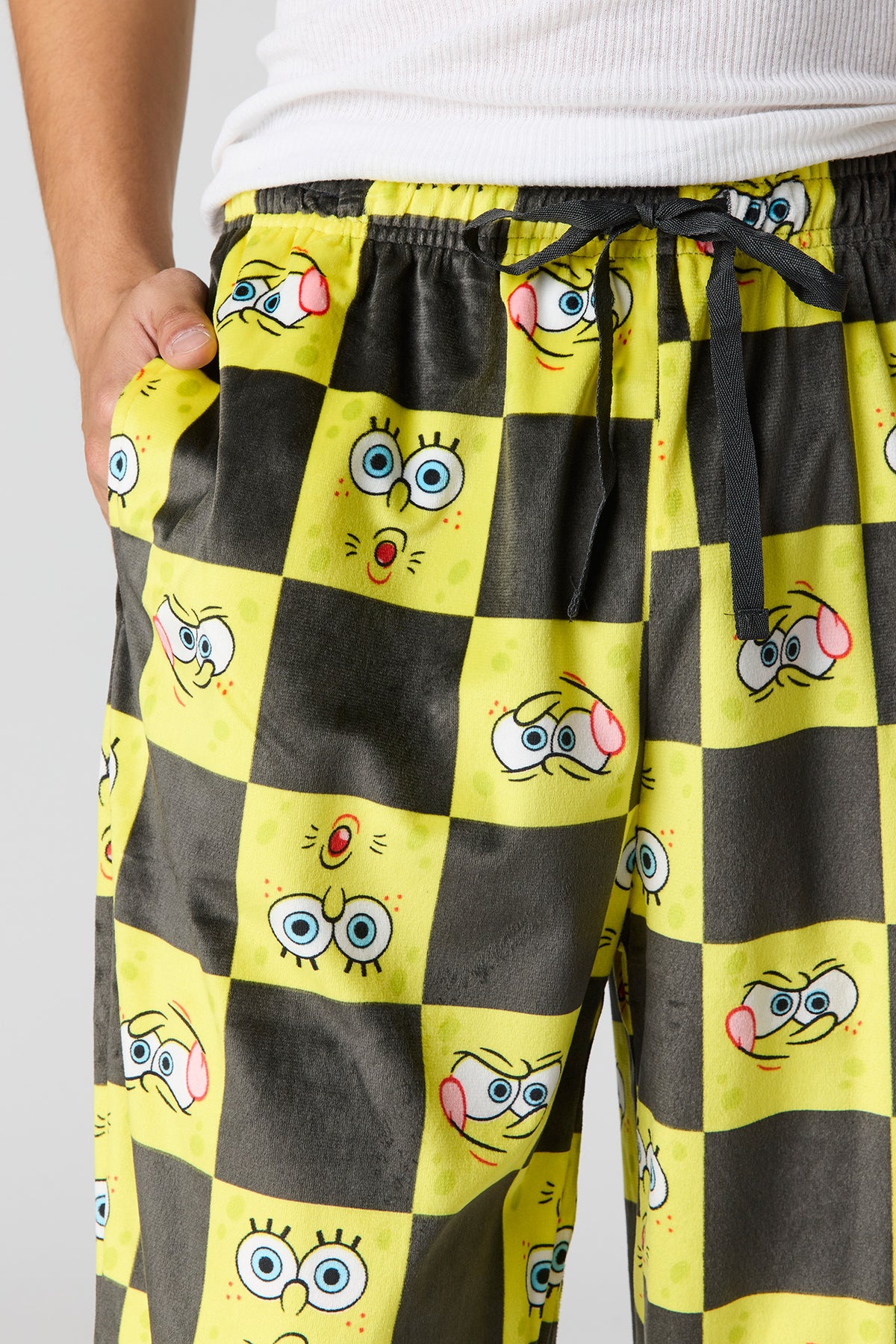 Vue alternative 4. Pantalon de pyjama en peluche à imprimé Cartoon