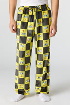 Pantalon de pyjama en peluche à imprimé Cartoon