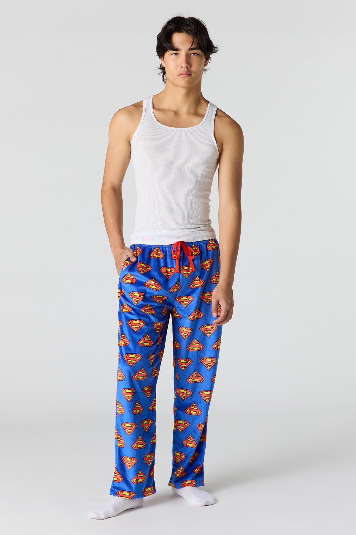 Vue alternative 2. Pantalon de pyjama en peluche à imprimé Cartoon