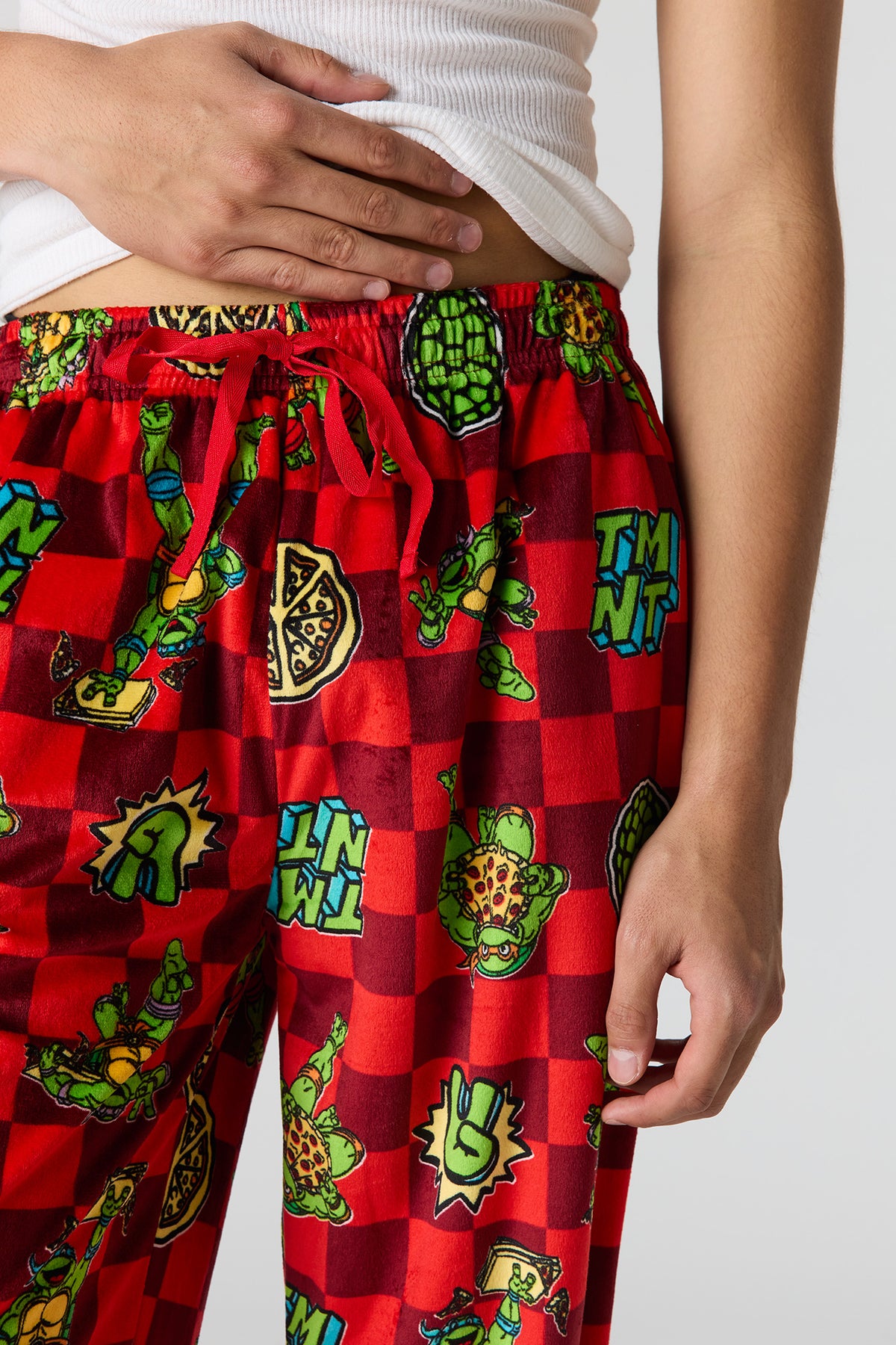 Vue alternative 4. Pantalon de pyjama en peluche à imprimé Cartoon
