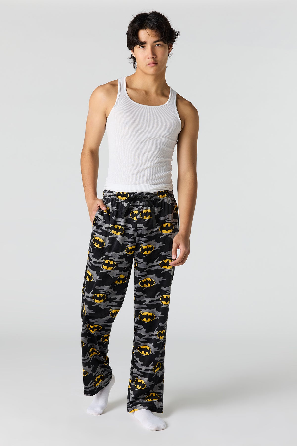 Vue alternative 2. Pantalon de pyjama en peluche à imprimé Cartoon