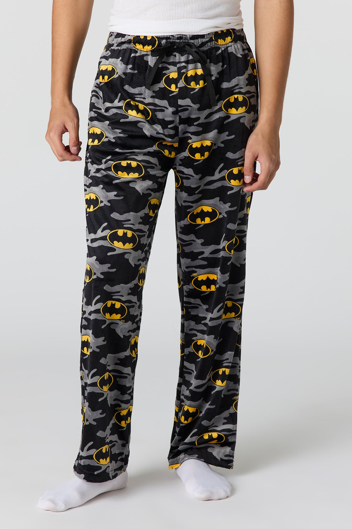 Pantalon de pyjama en peluche à imprimé Cartoon