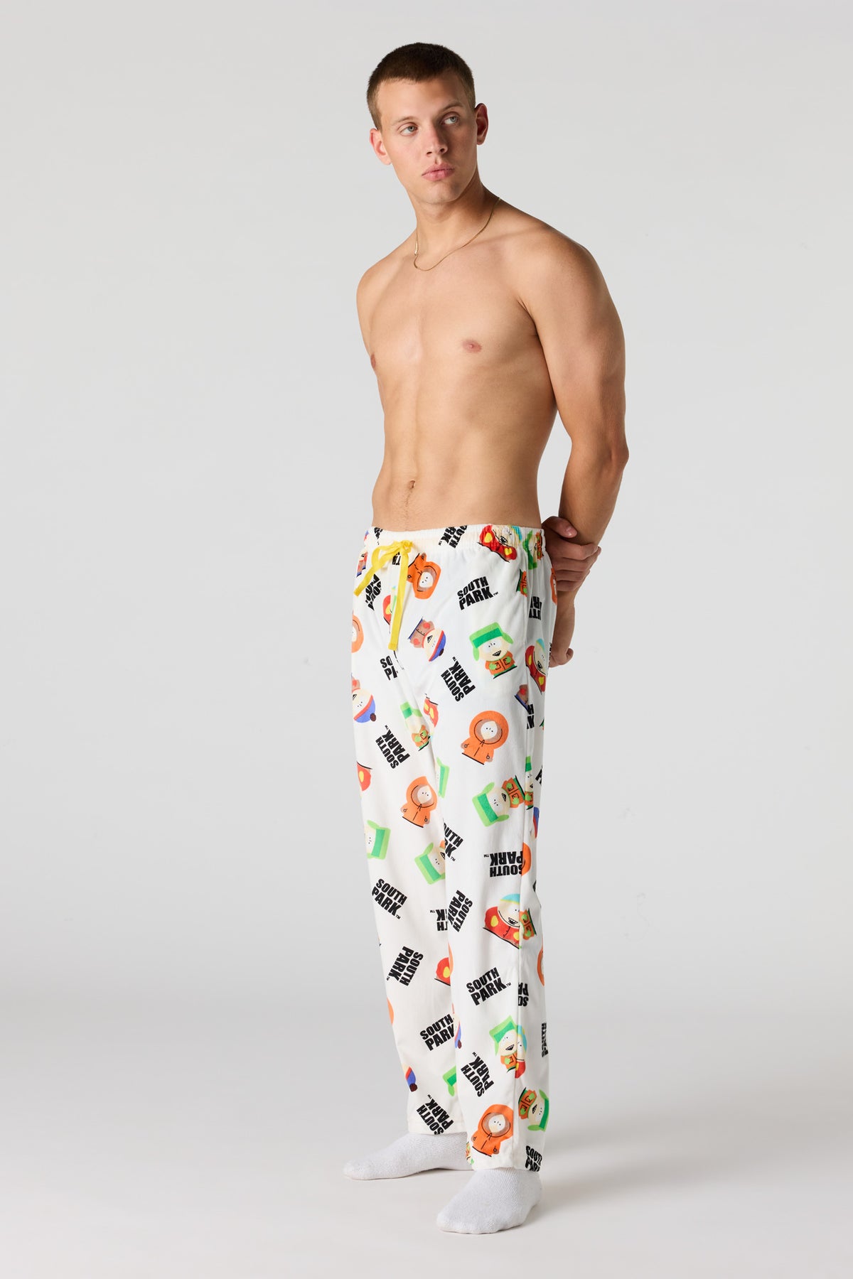 Vue alternative 2. Pantalon de pyjama en peluche à imprimé Cartoon