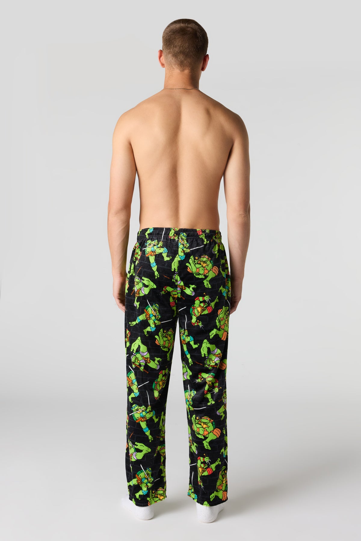 Vue alternative 3. Pantalon de pyjama en peluche à imprimé Cartoon