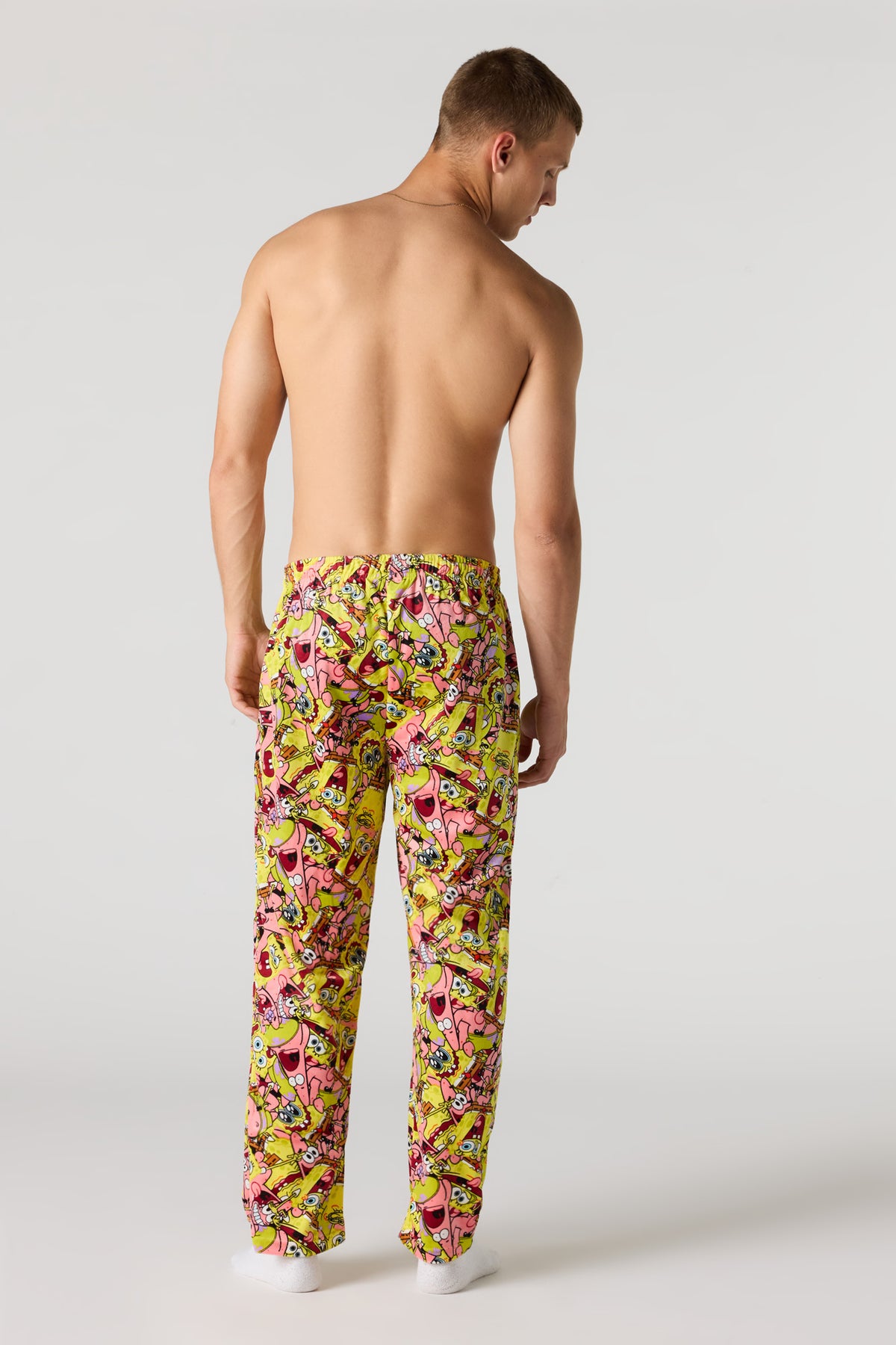 Vue alternative 3. Pantalon de pyjama en peluche à imprimé Cartoon
