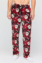 Pantalon de pyjama en peluche à imprimé Halloween
