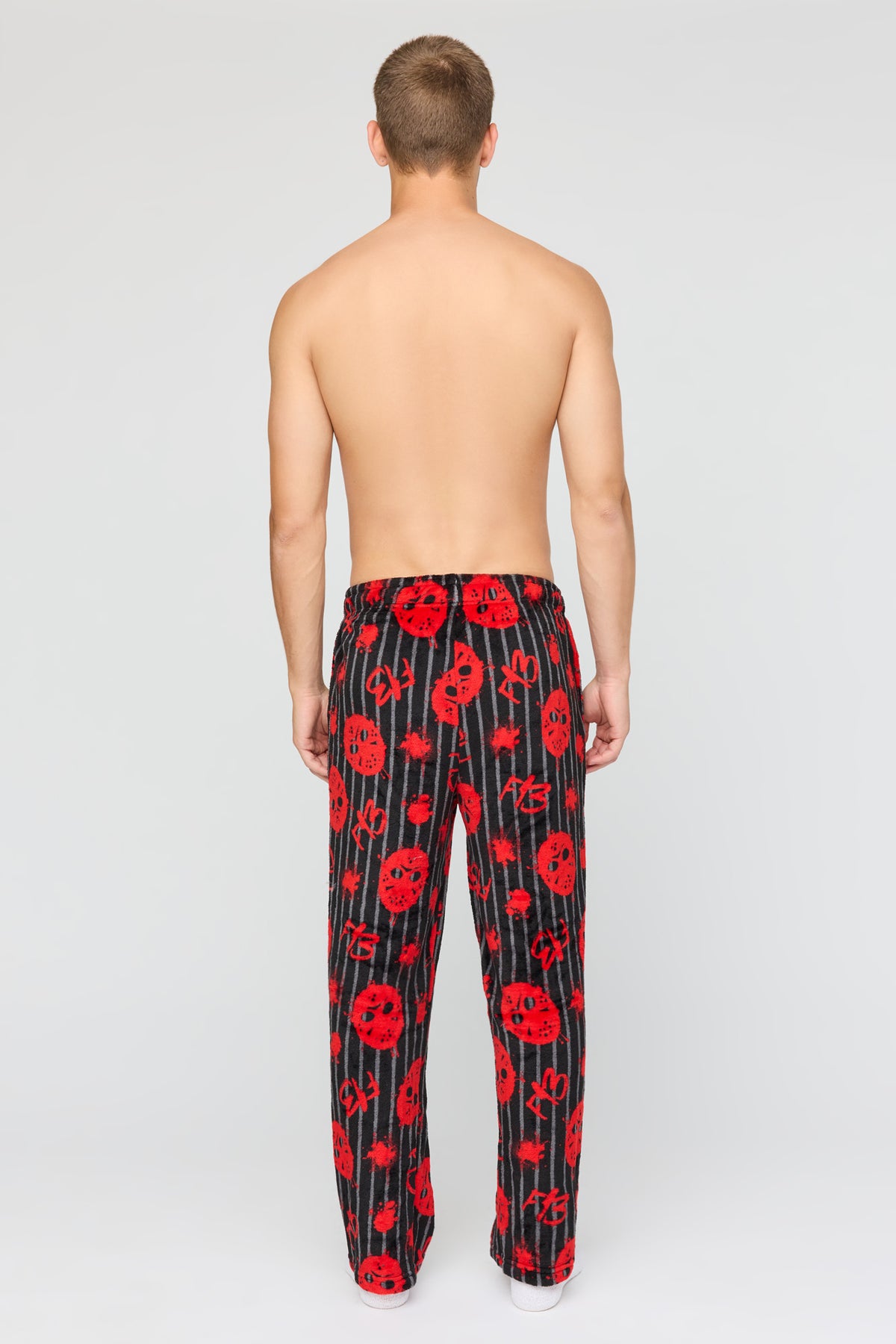 Vue alternative 3. Pantalon de pyjama en peluche à imprimé Halloween