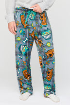 Pantalon de pyjama en peluche à imprimé Cartoon 