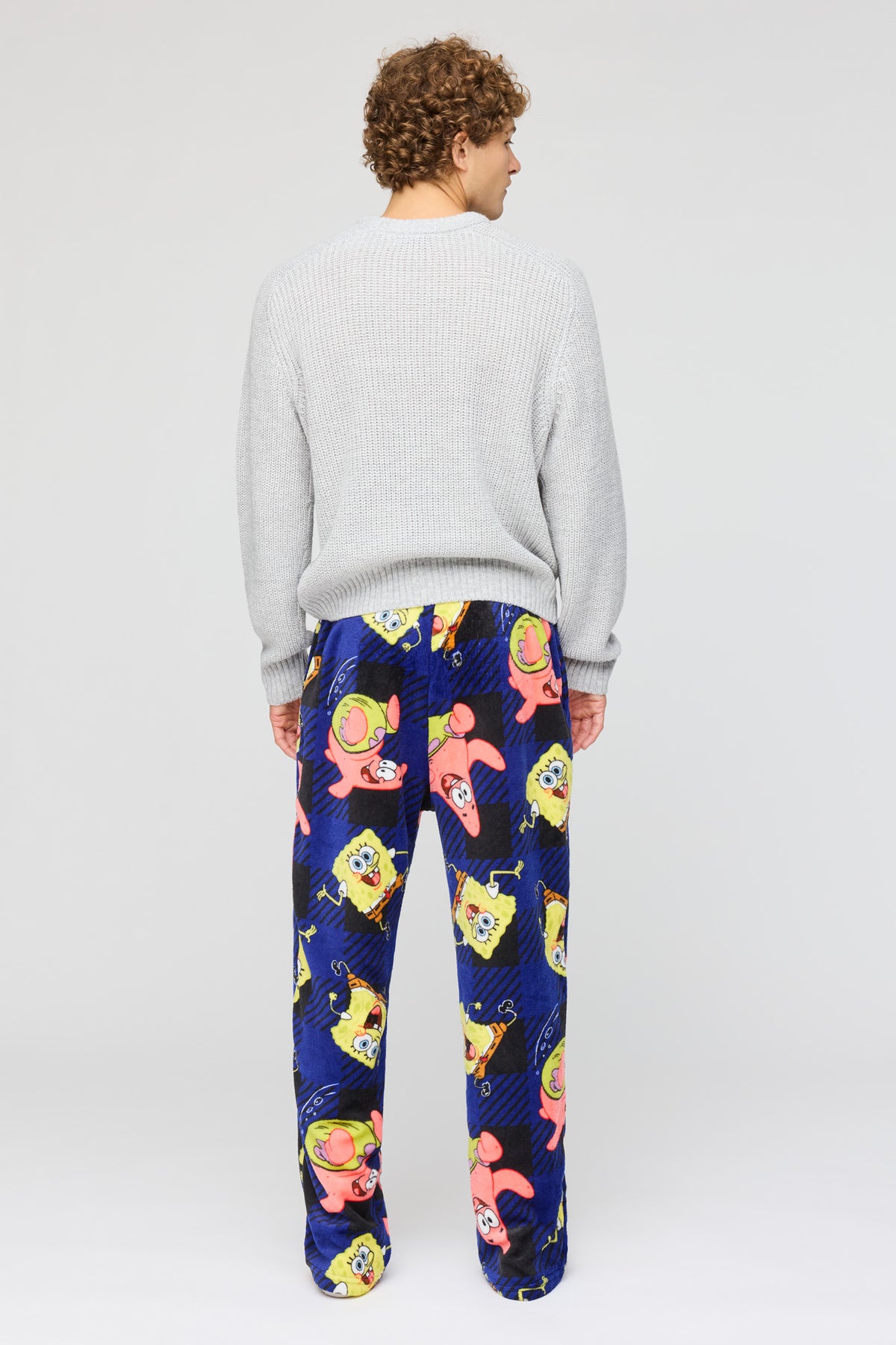 Vue alternative 3. Pantalon de pyjama en peluche à imprimé Cartoon 