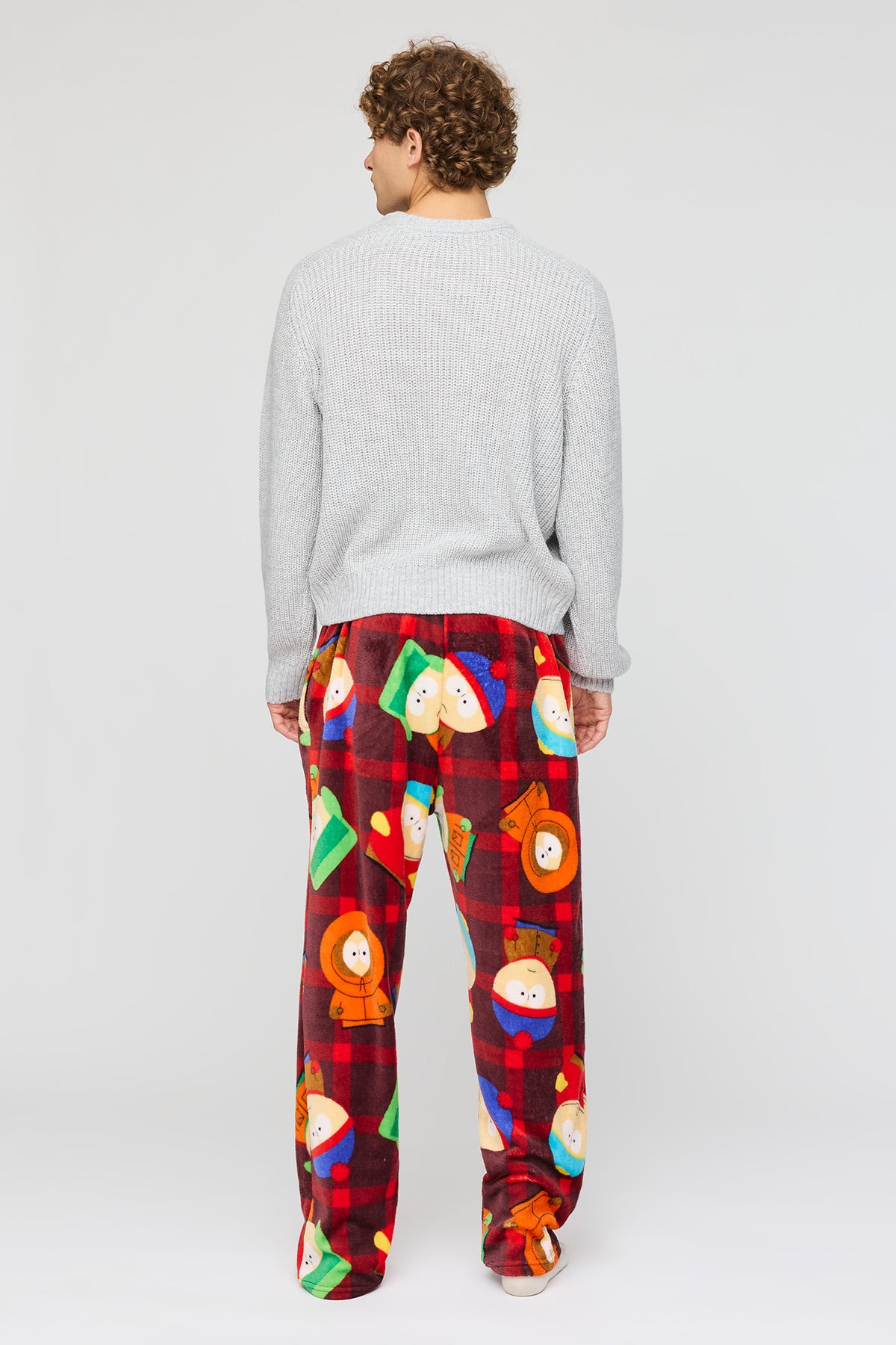Vue alternative 3. Pantalon de pyjama en peluche à imprimé Cartoon 