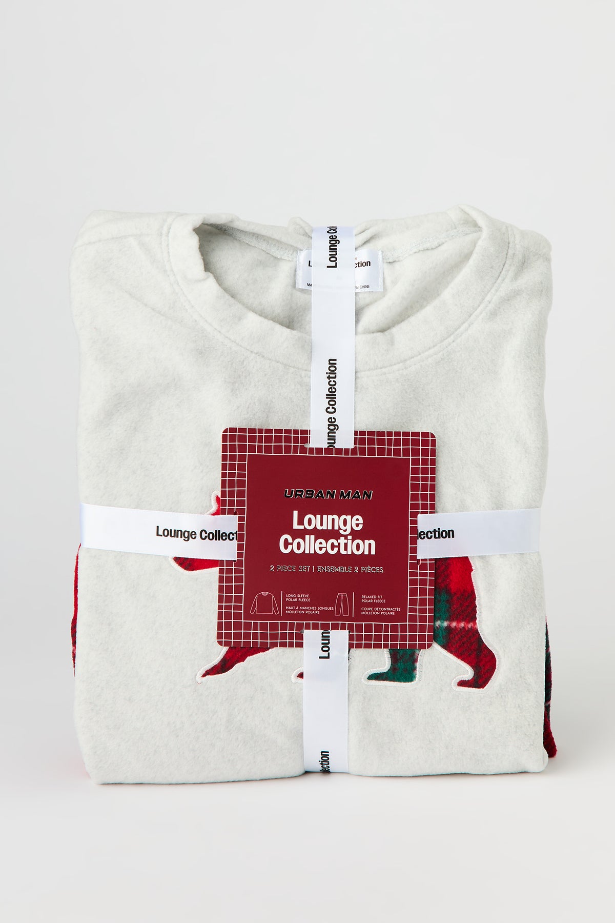 Polar Fleece Pajama Gift Set - Red