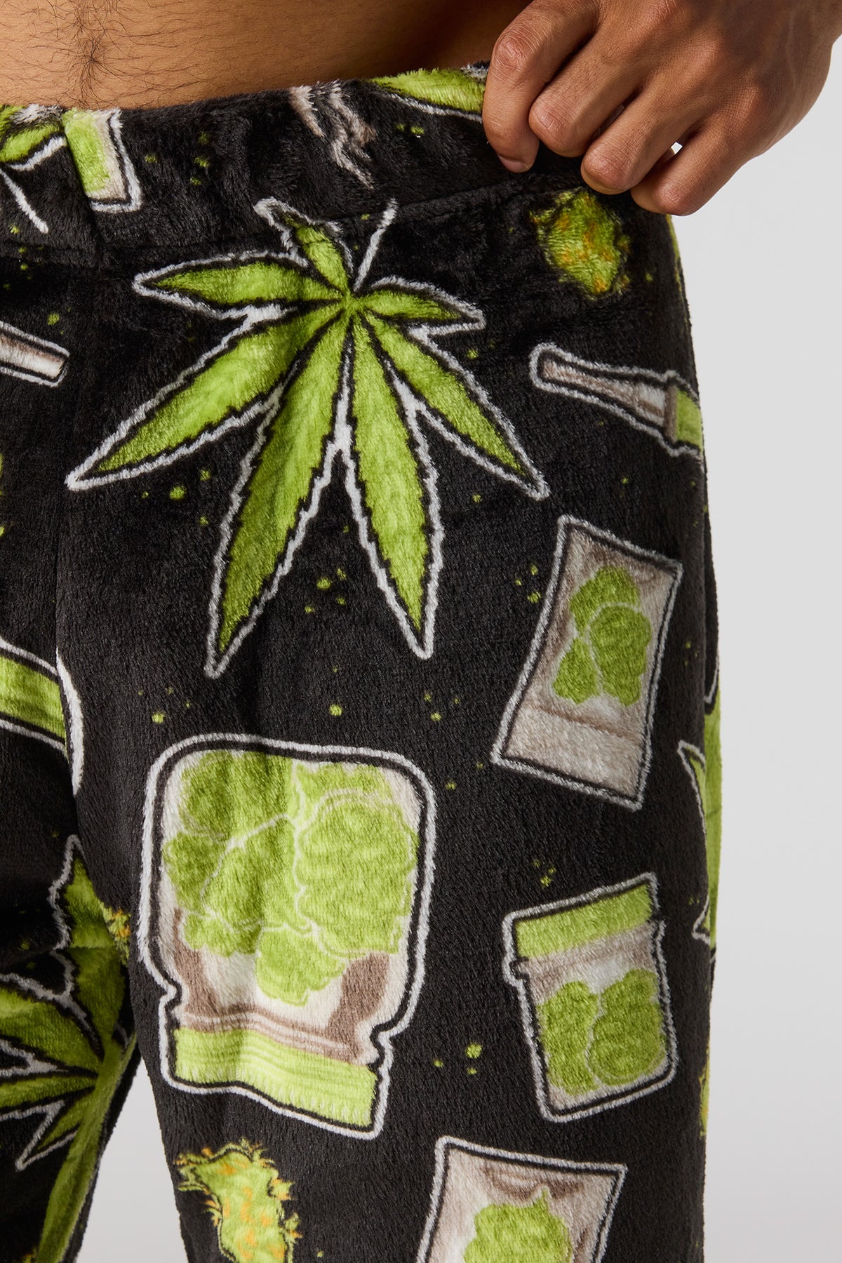 Vue alternative 4. Pantalon de pyjama imprimé en peluche