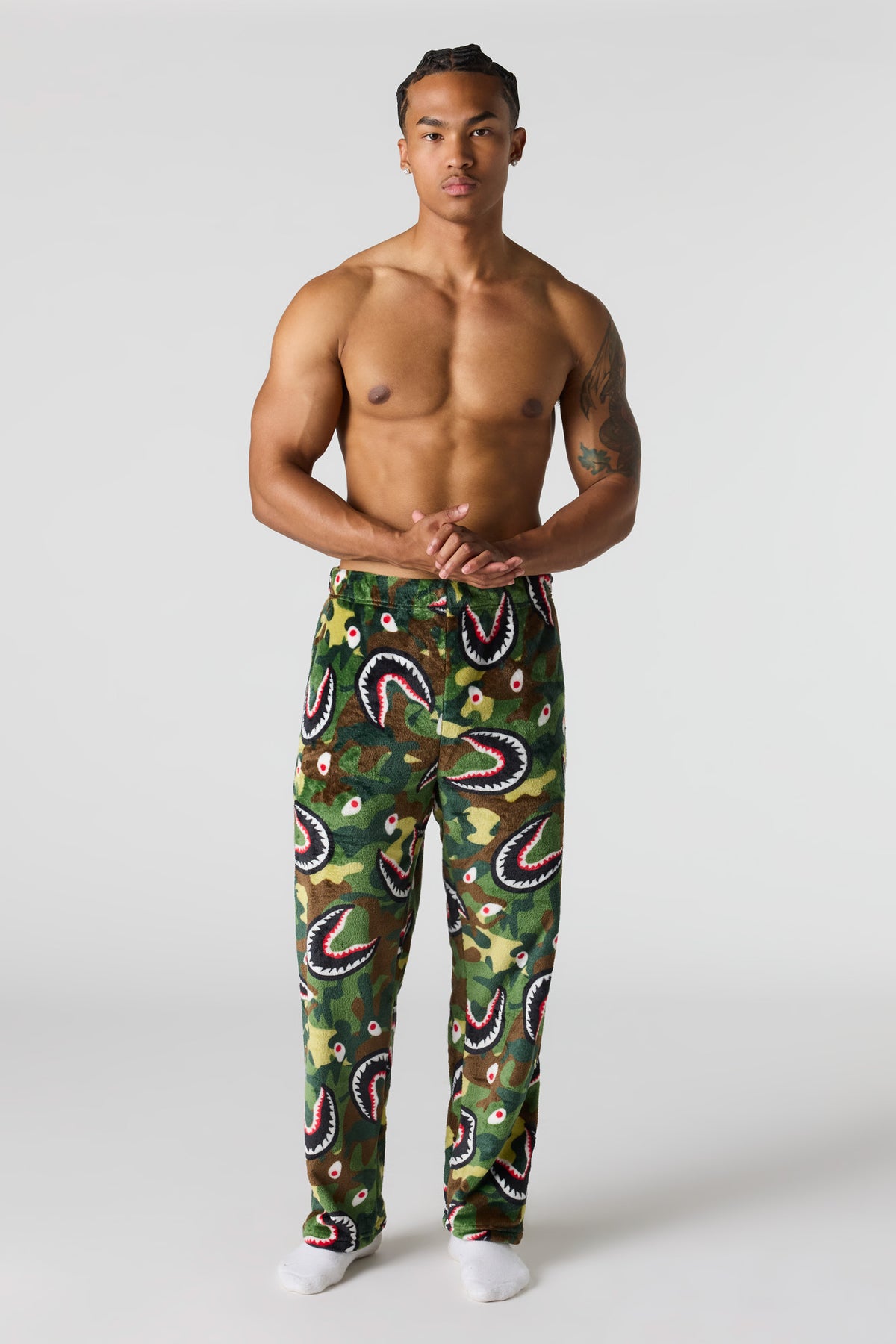 Vue alternative 2. Pantalon de pyjama imprimé en peluche