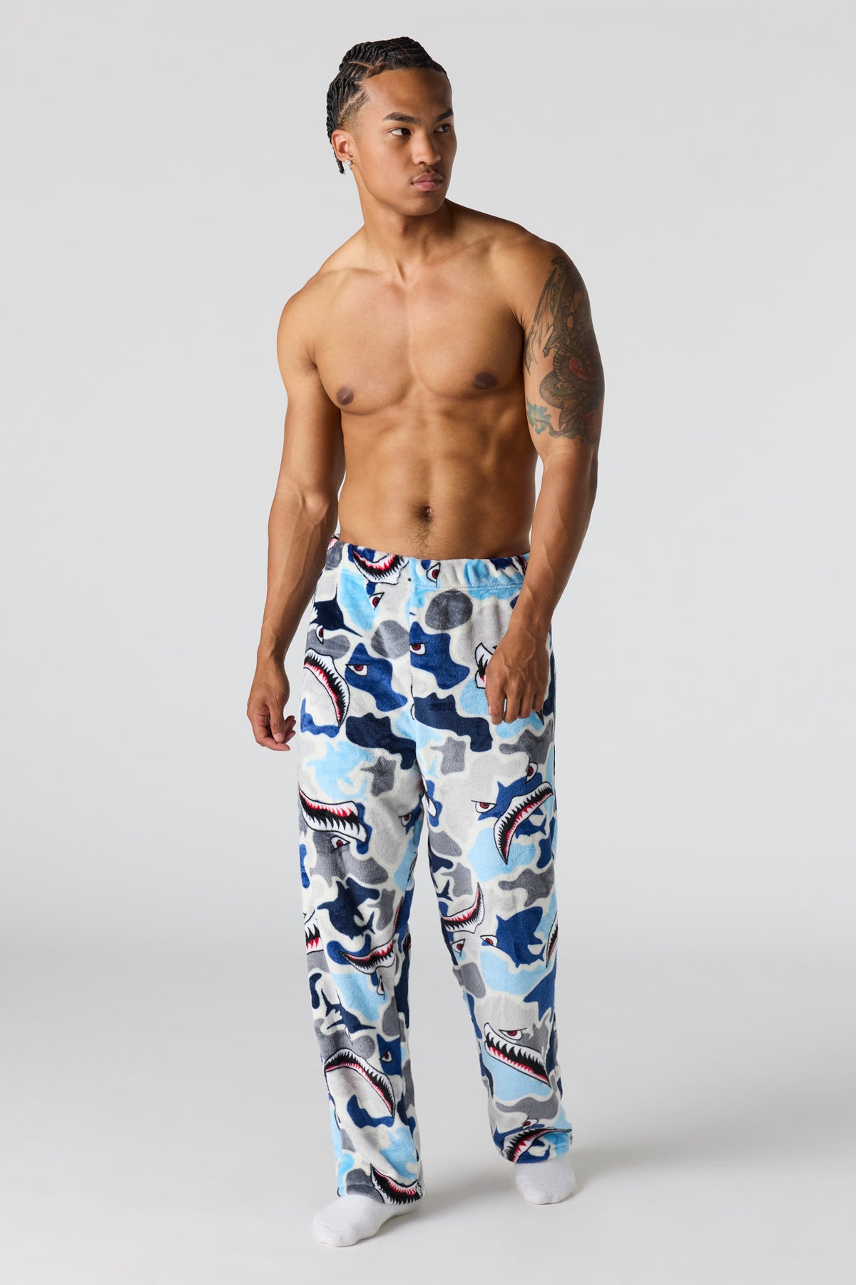 Vue alternative 2. Pantalon de pyjama imprimé en peluche