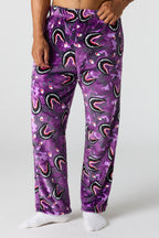 Pantalon de pyjama imprimé en peluche