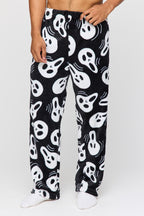 Halloween Print Plush Pajama Pant