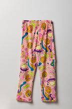 Plush Printed Pajama Pant