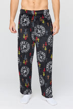 Plush Printed Pajama Pant