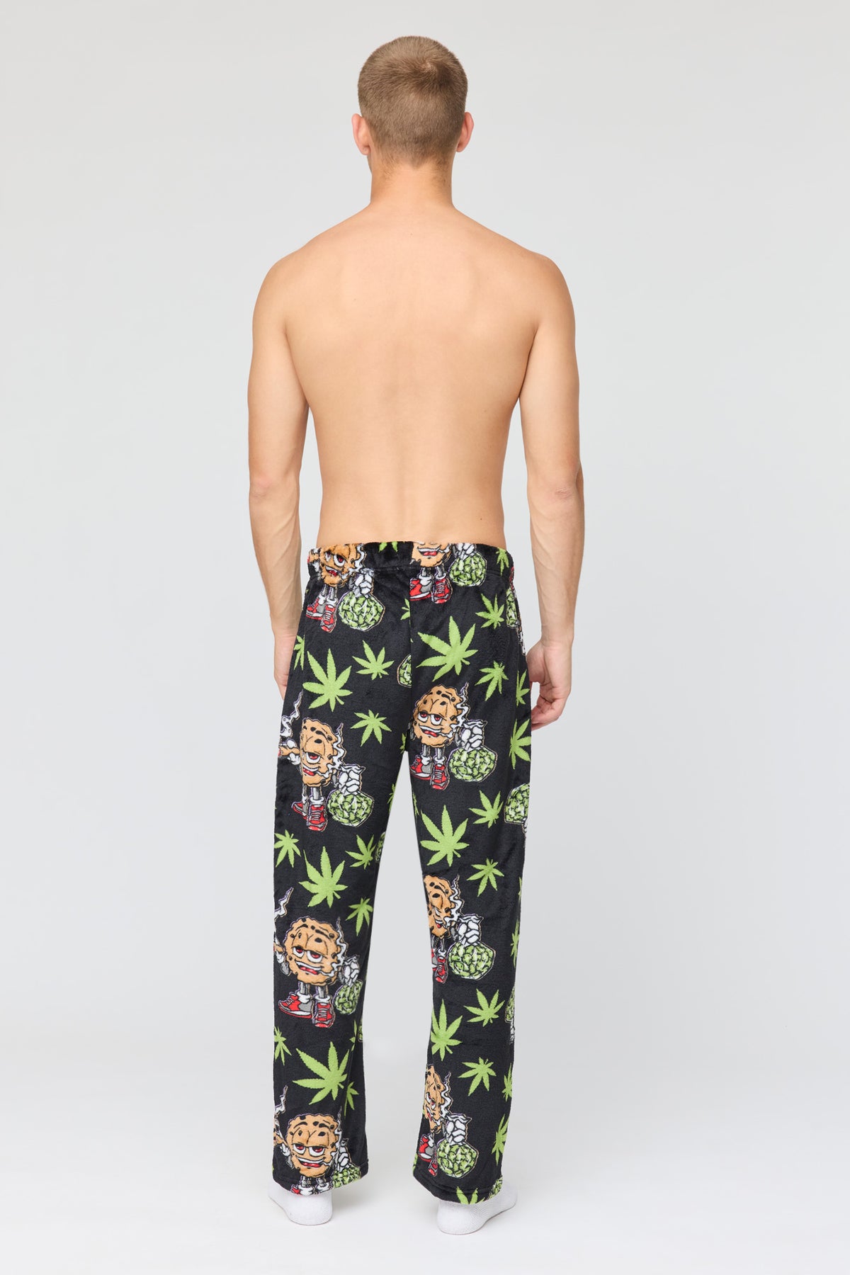 Alt View 3. Plush Printed Pajama Pant - Sage