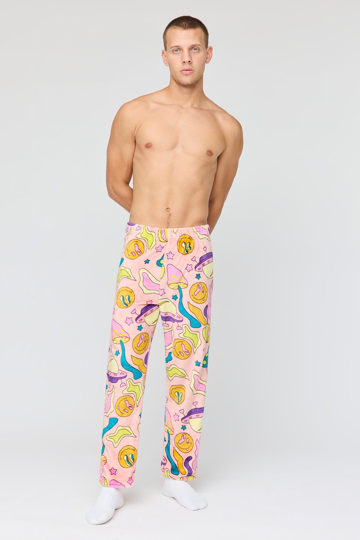 Vue alternative 2. Pantalon de pyjama imprimé en peluche