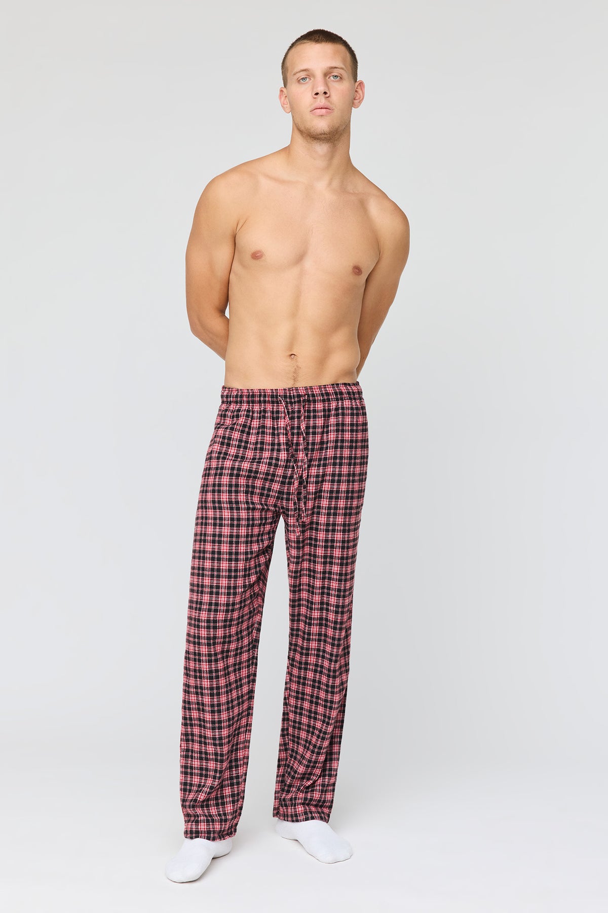 Vue alternative 2. Pantalon de pyjama en flanelle à carreaux