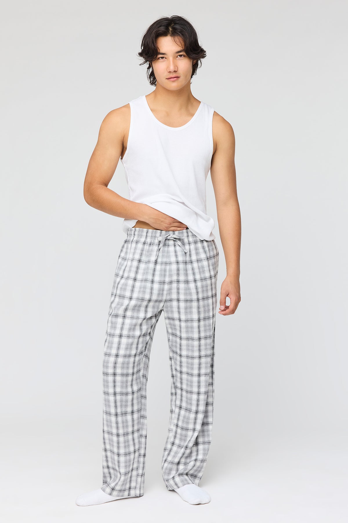 Vue alternative 2. Pantalon de pyjama en flanelle à carreaux