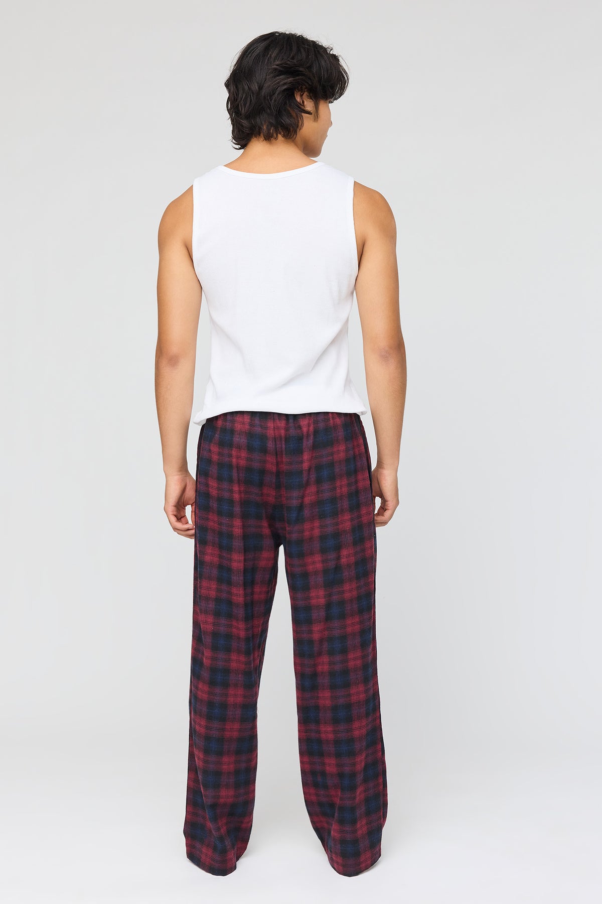 Vue alternative 3. Pantalon de pyjama en flanelle à carreaux