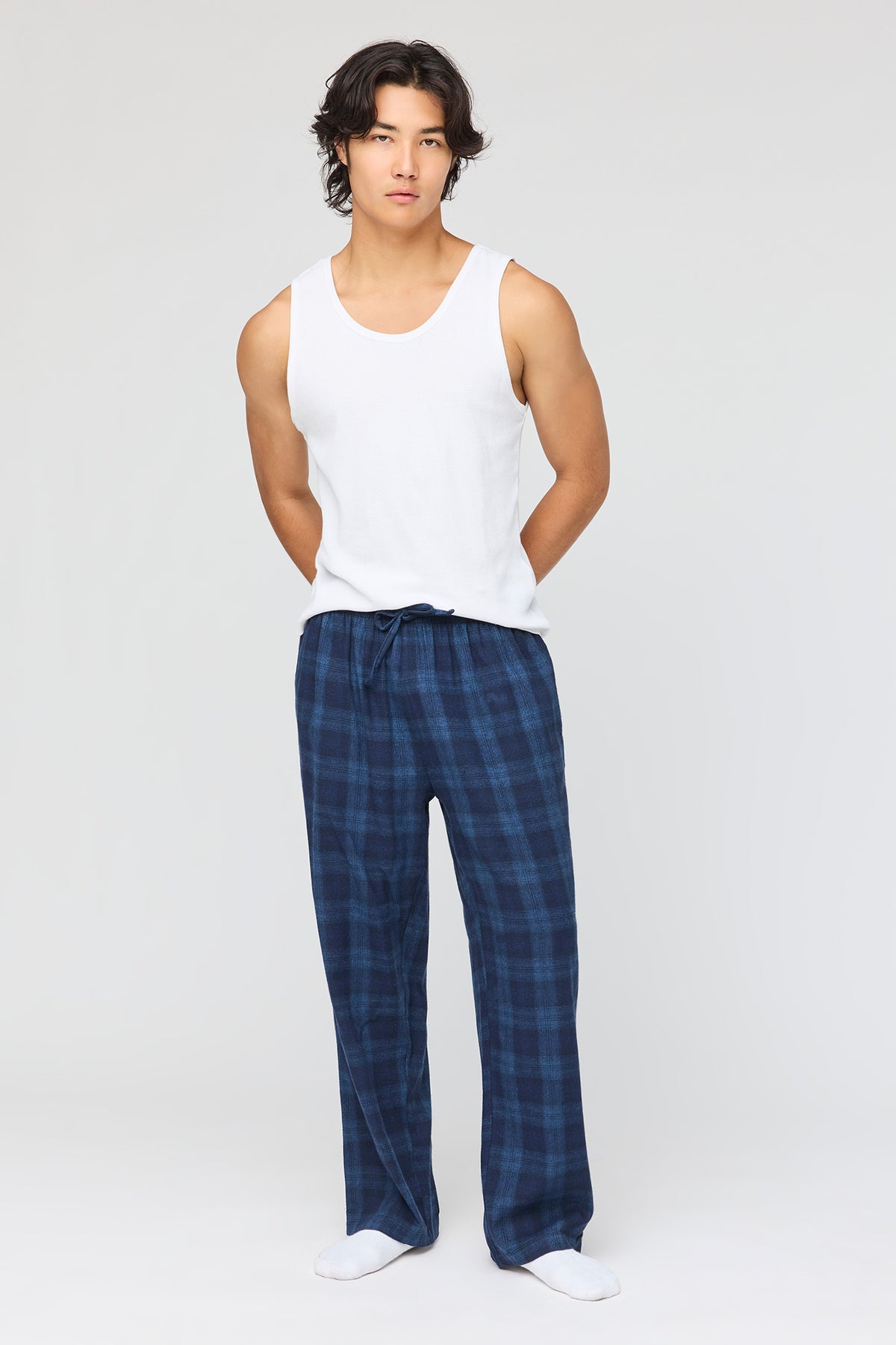 Vue alternative 2. Pantalon de pyjama en flanelle à carreaux