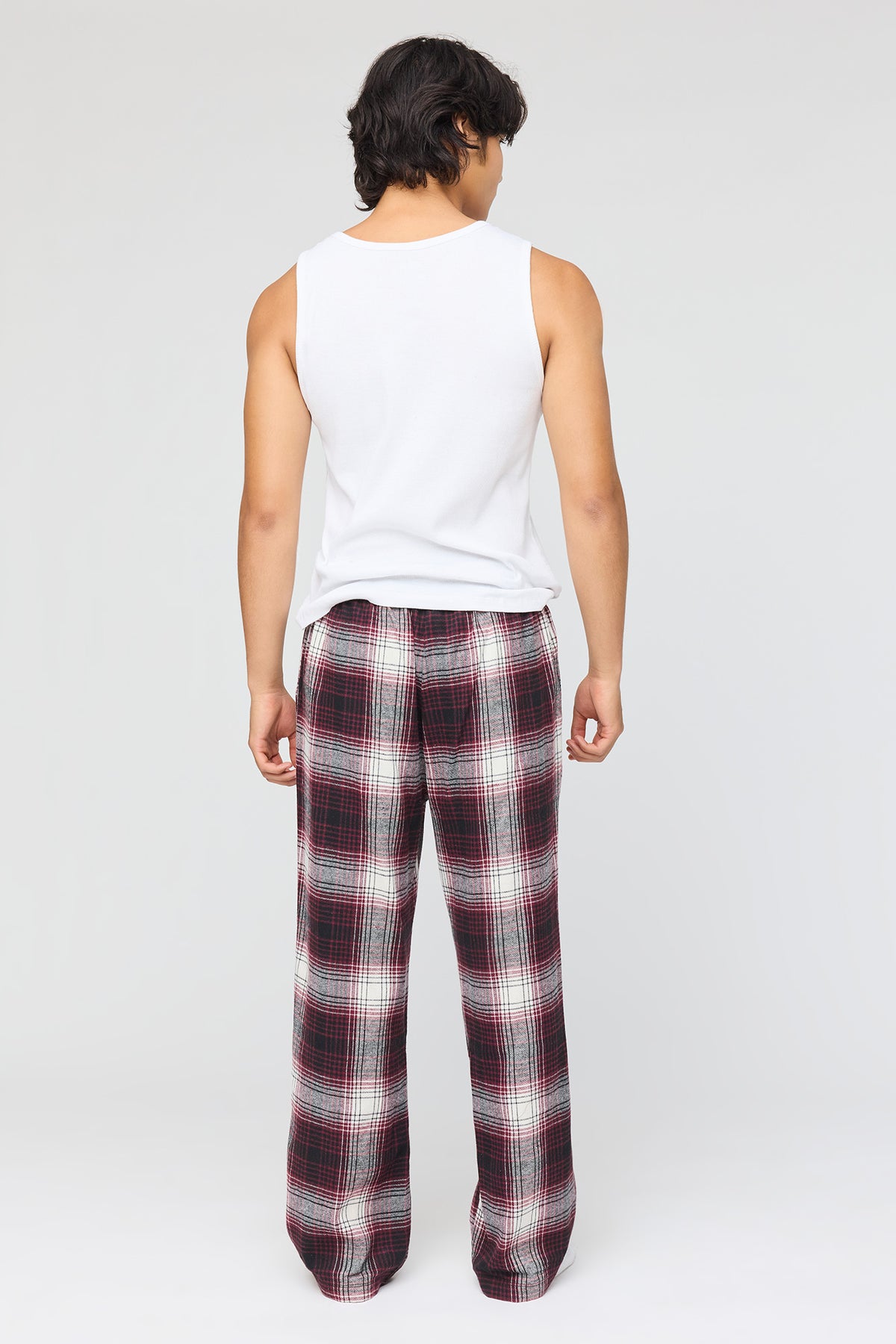 Vue alternative 3. Pantalon de pyjama en flanelle à carreaux