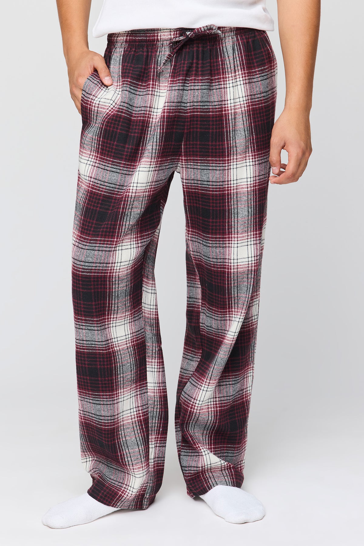 Pantalon de pyjama en flanelle à carreaux