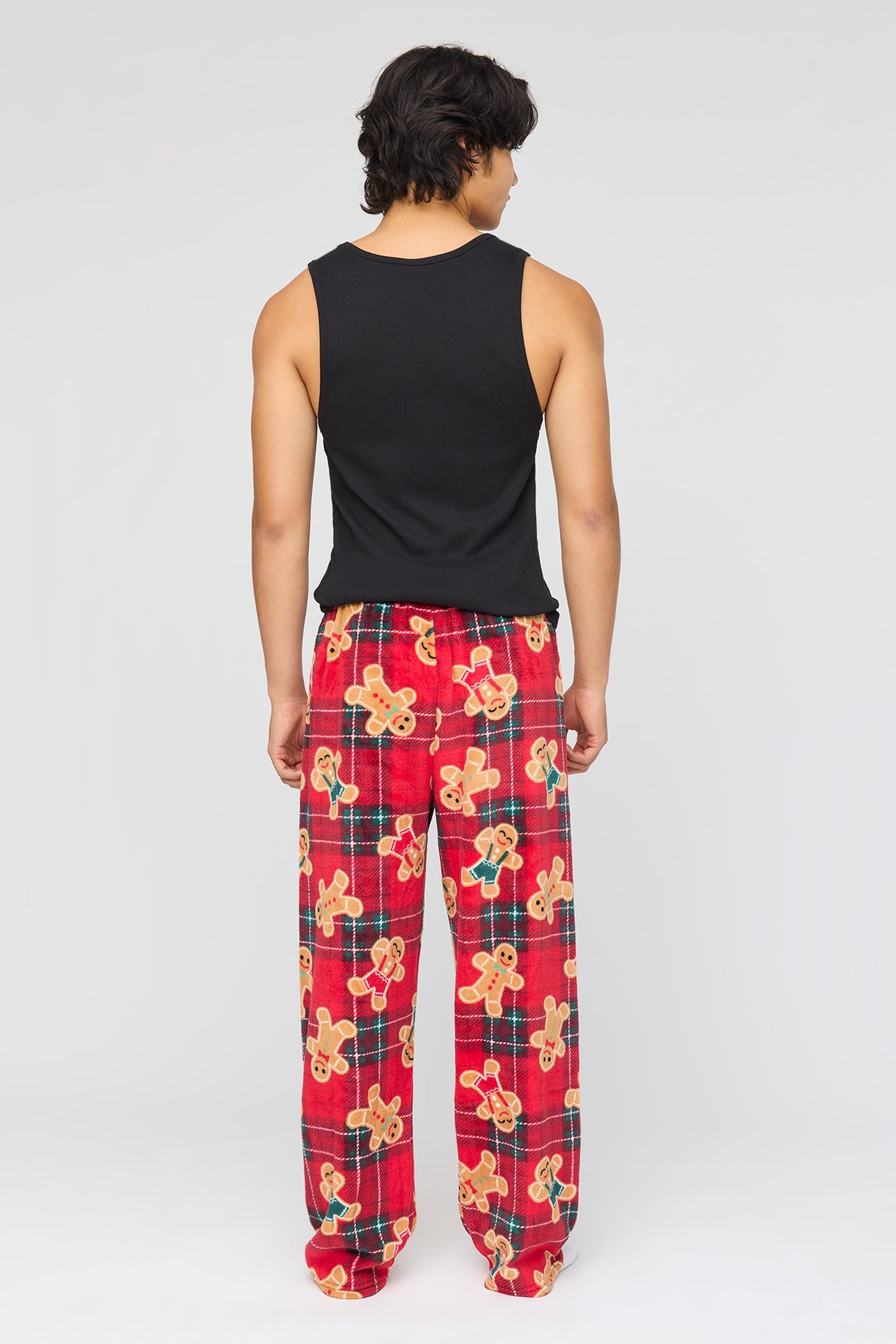 Alt View 3. Christmas Plush Pajama Pant - Red