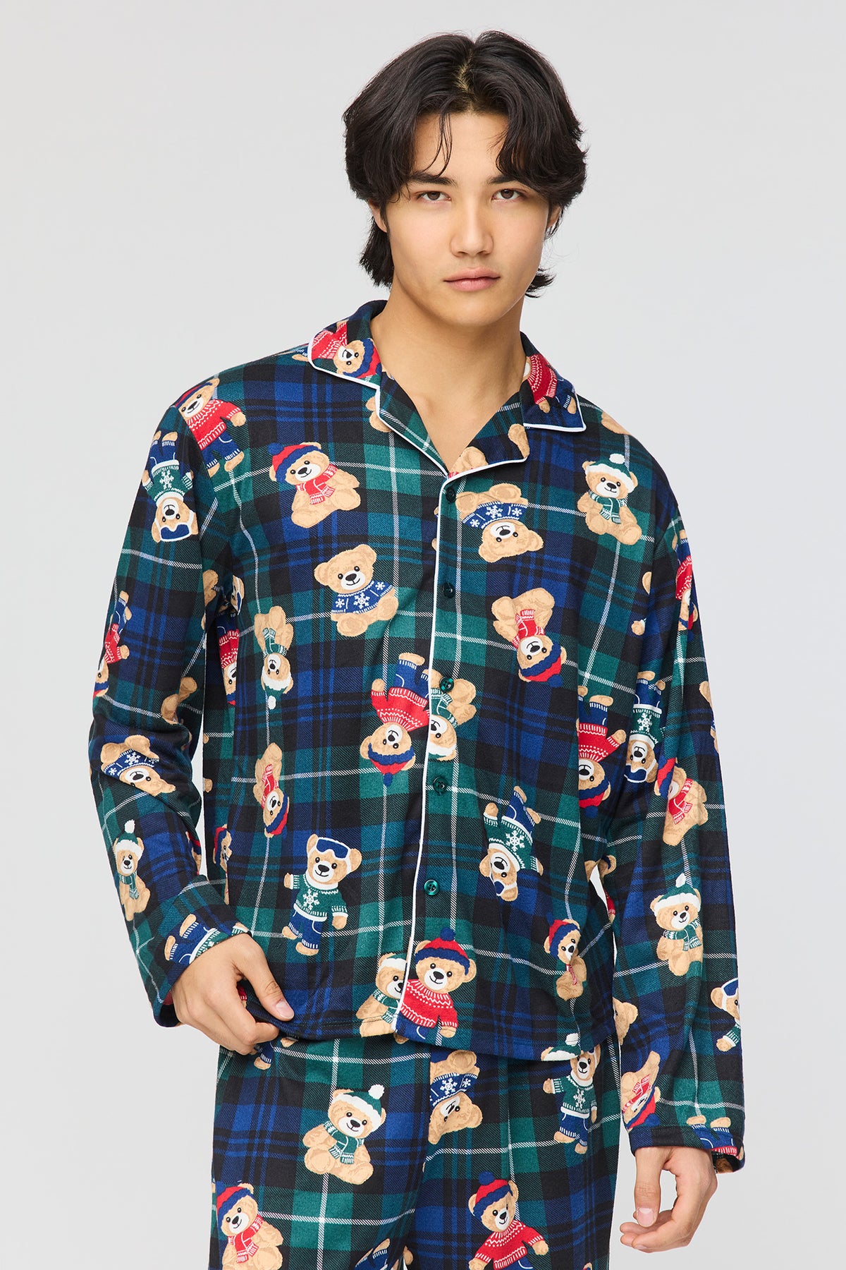 Alt View 2. Rudolph Polar Fleece Pajama Gift Set - Green