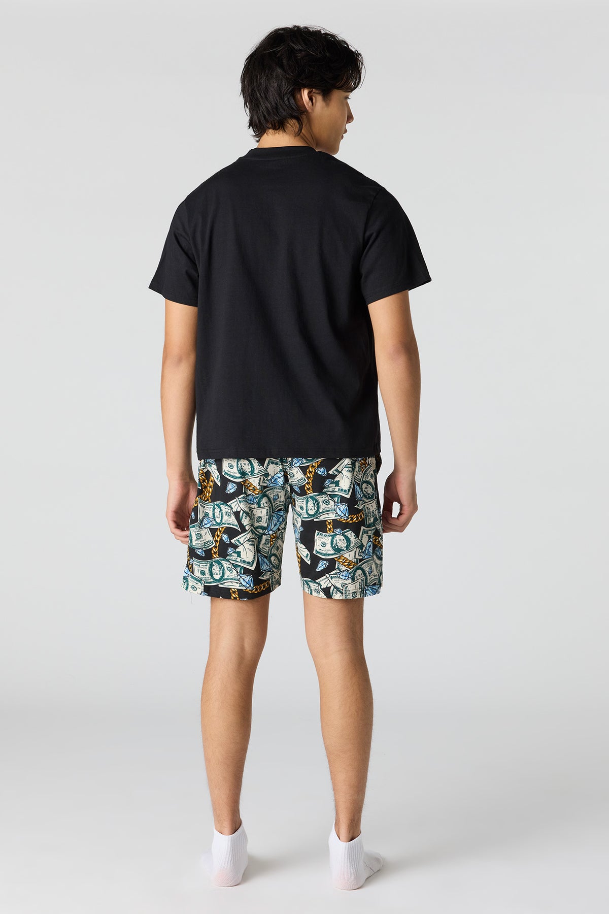 Vue alternative 4. Ensemble pyjama avec t-shirt et short imprimés