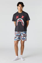 Ensemble pyjama avec t-shirt et short imprimés