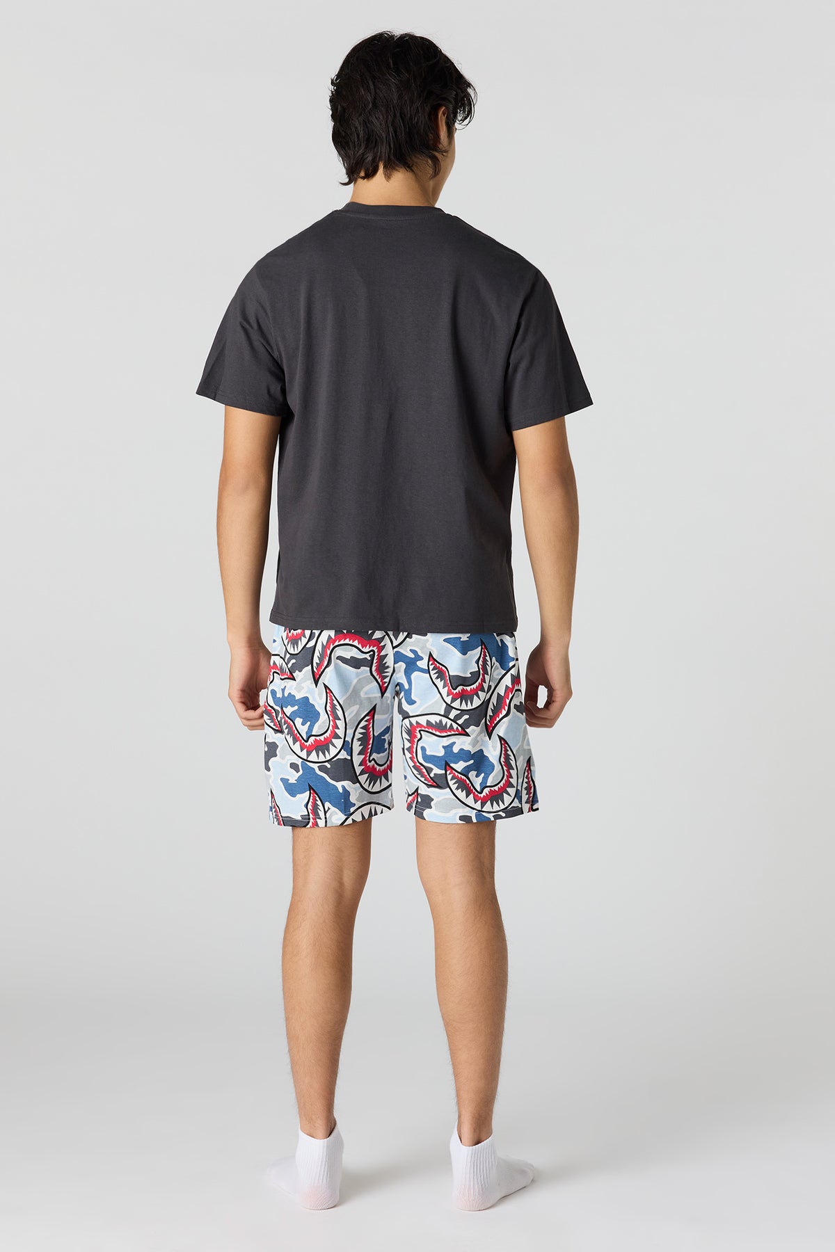 Vue alternative 4. Ensemble pyjama avec t-shirt et short imprimés
