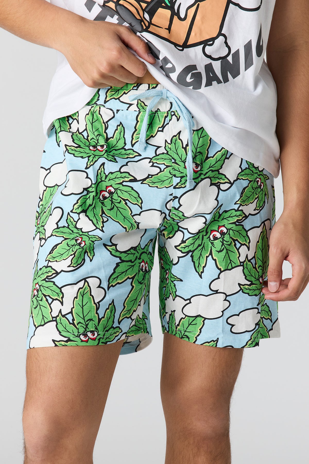 Vue alternative 3. Ensemble pyjama avec t-shirt et short imprimés