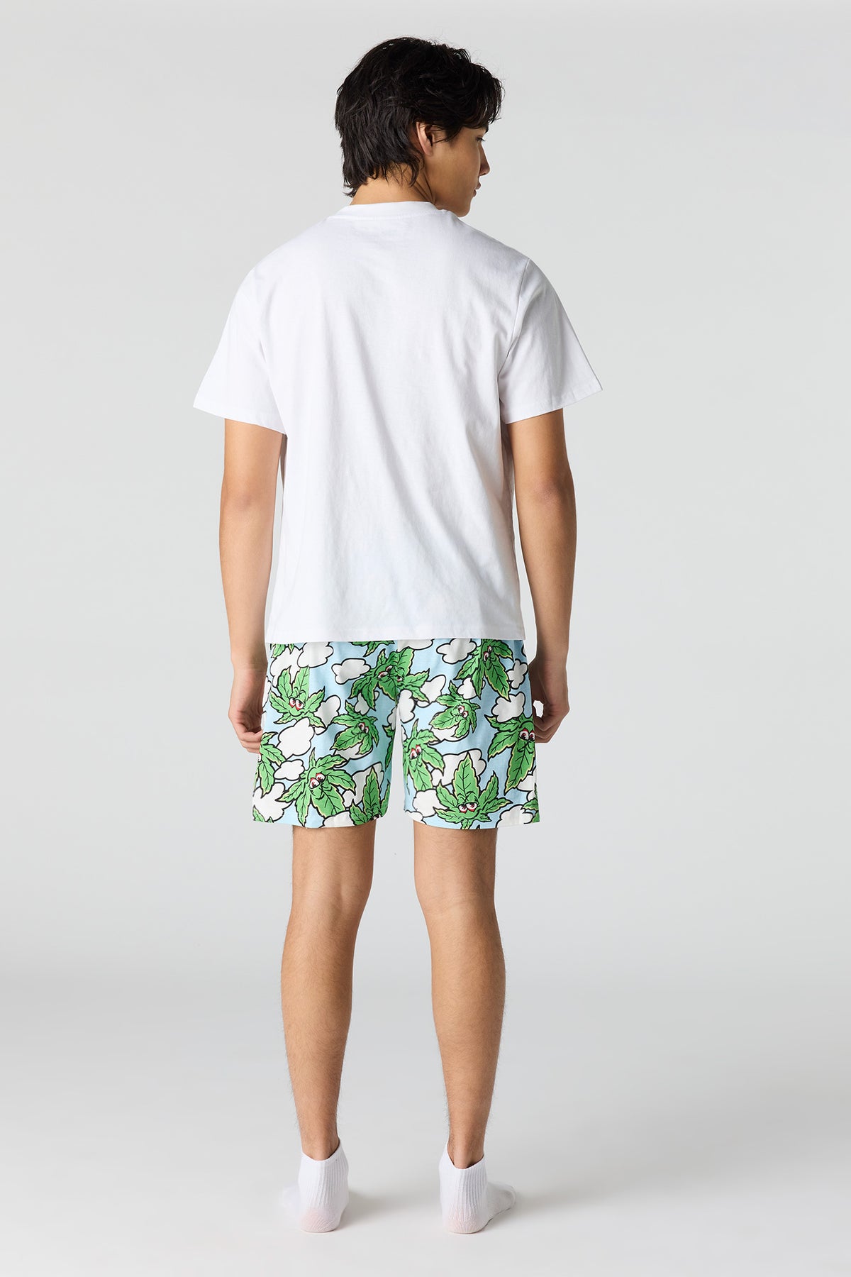 Vue alternative 4. Ensemble pyjama avec t-shirt et short imprimés