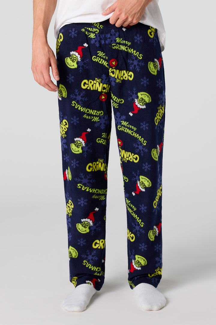 Pantalon de pyjama en peluche à imprimé The Grinch