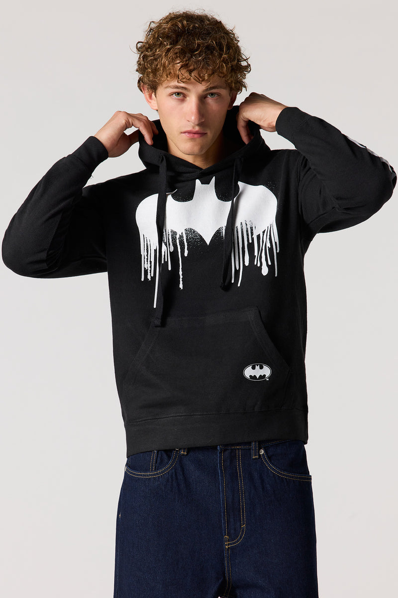 Haut à capuchon en molleton à imprimé Batman