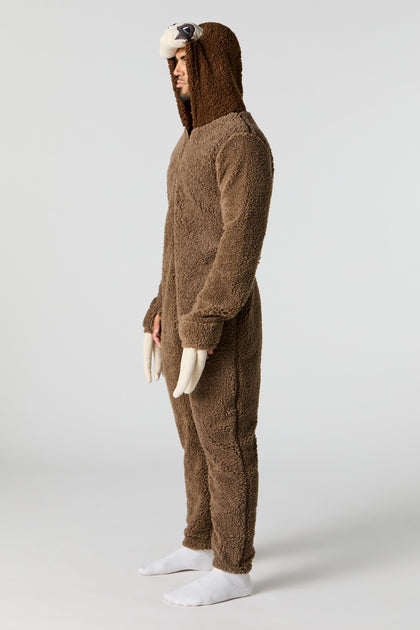 3D Sloth Sherpa Onesie