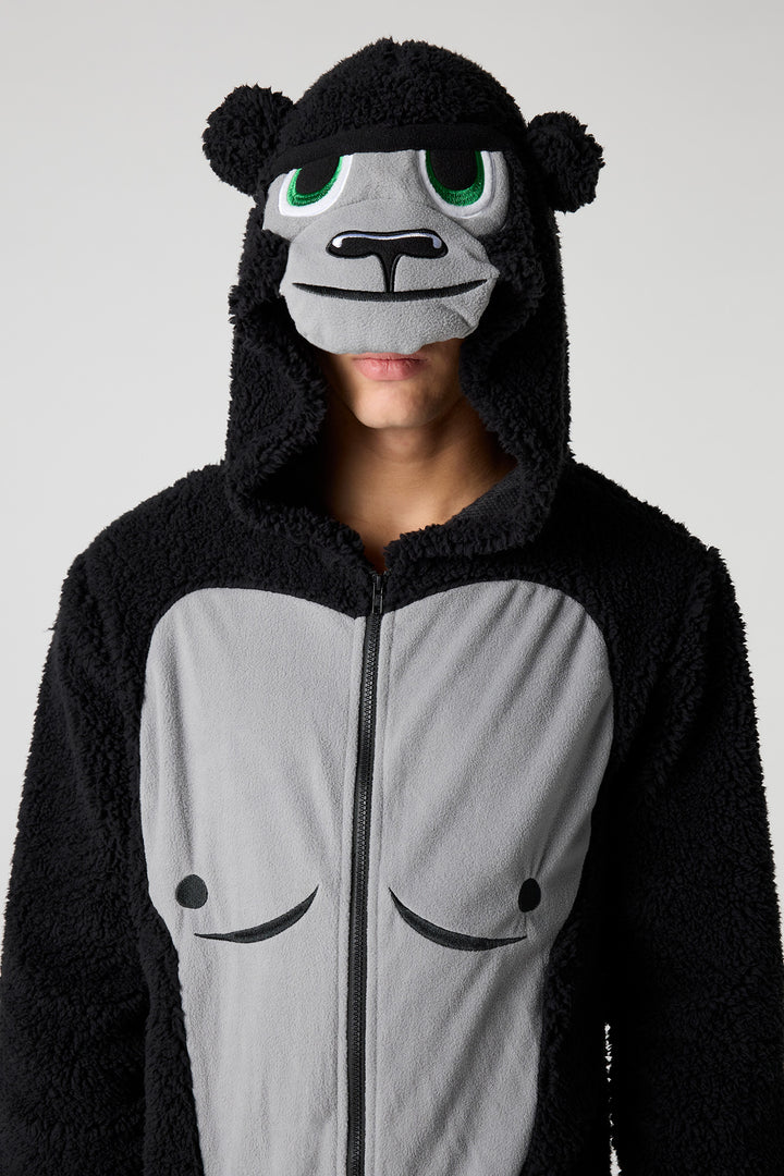 3D Gorilla Sherpa Onesie