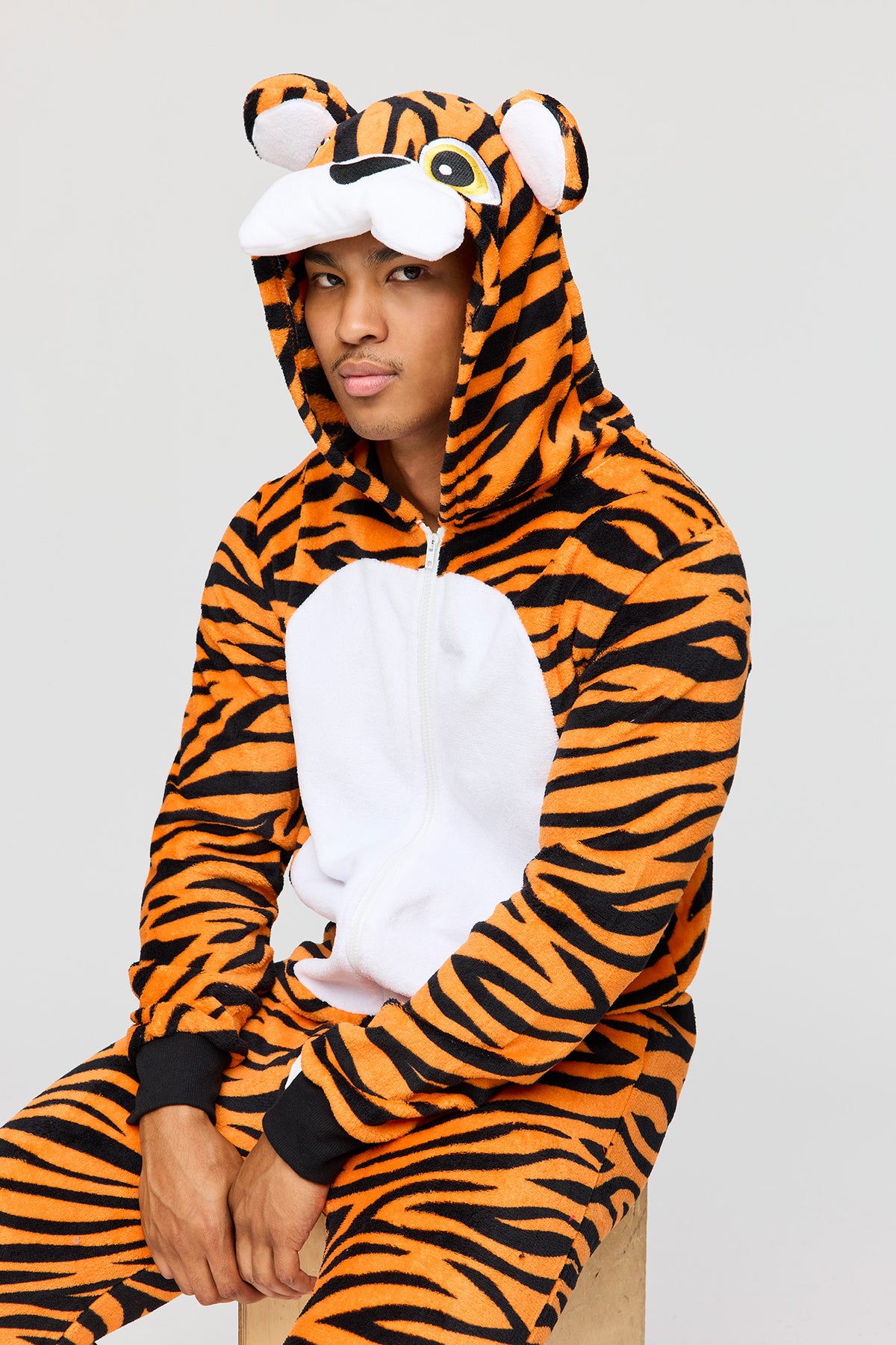 Combinaison en peluche Tigre 3D