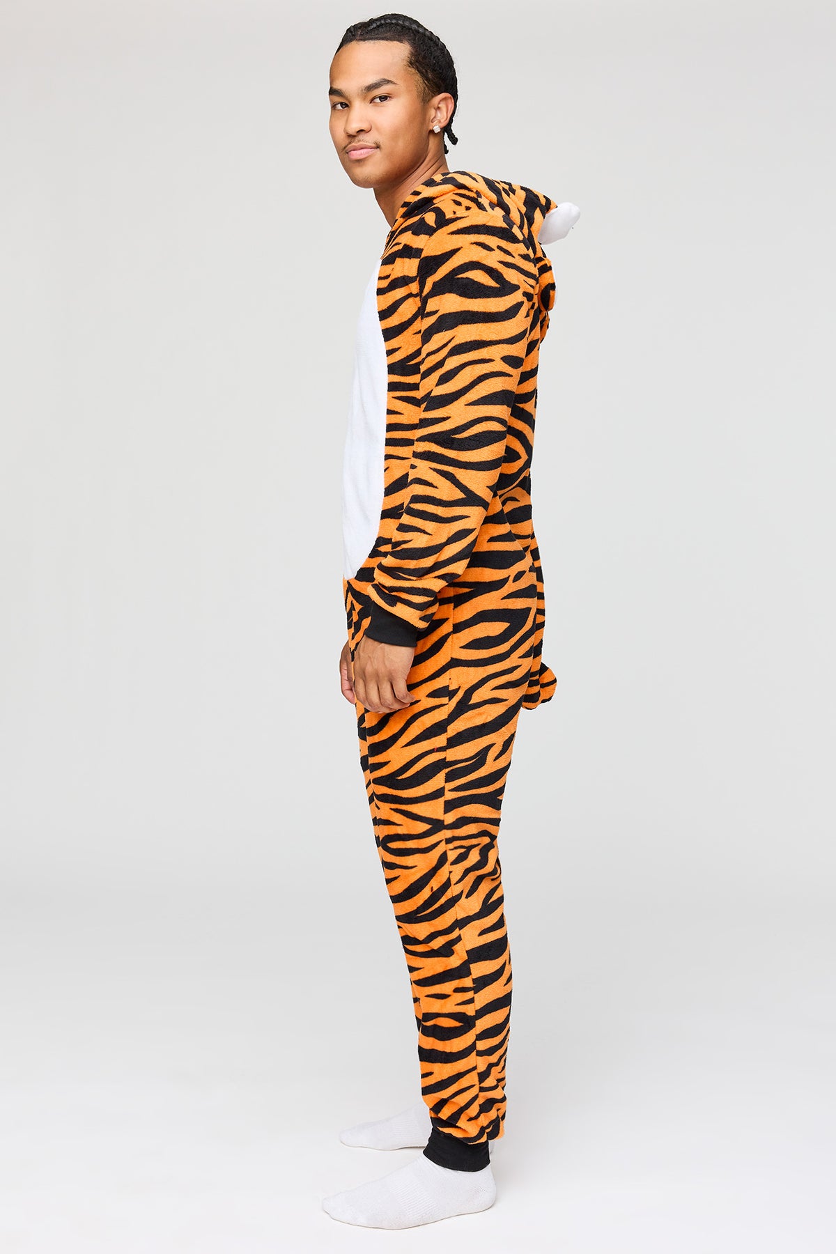 Vue alternative 2. Combinaison en peluche Tigre 3D