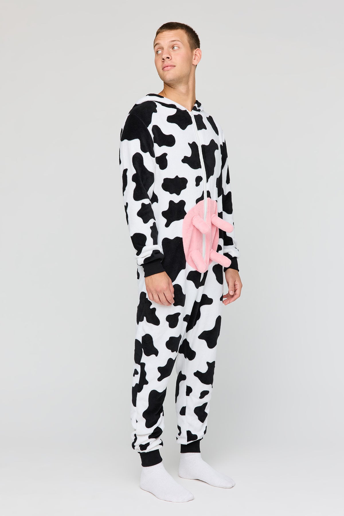 Vue alternative 2. Combinaison en Sherpa Vache 3D