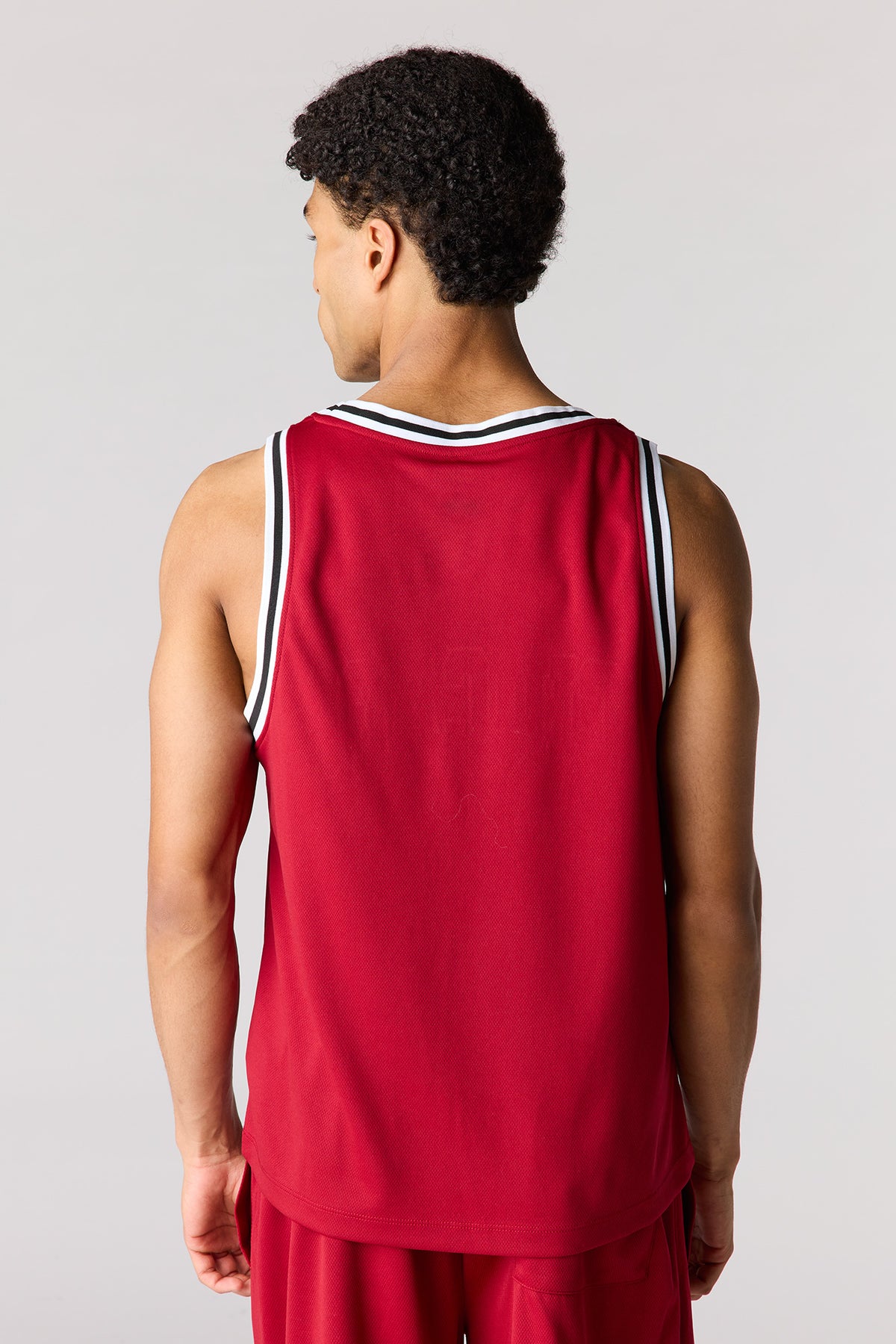 Vue alternative 2. Jersey en filet imprimé