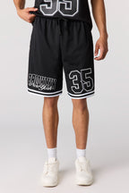Graphic Mesh Short