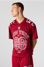 Jersey en filet imprimé