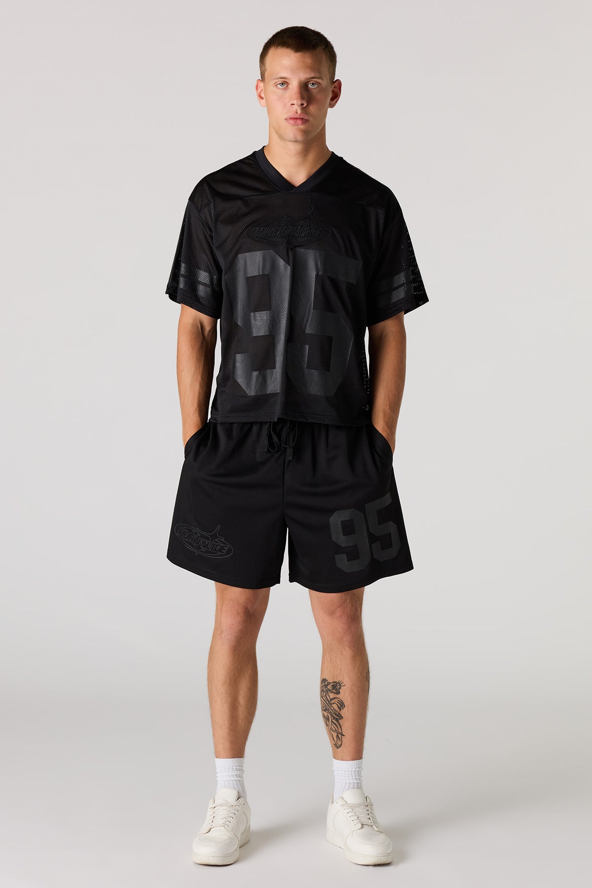 Vue alternative 3. Jersey en filet imprimé
