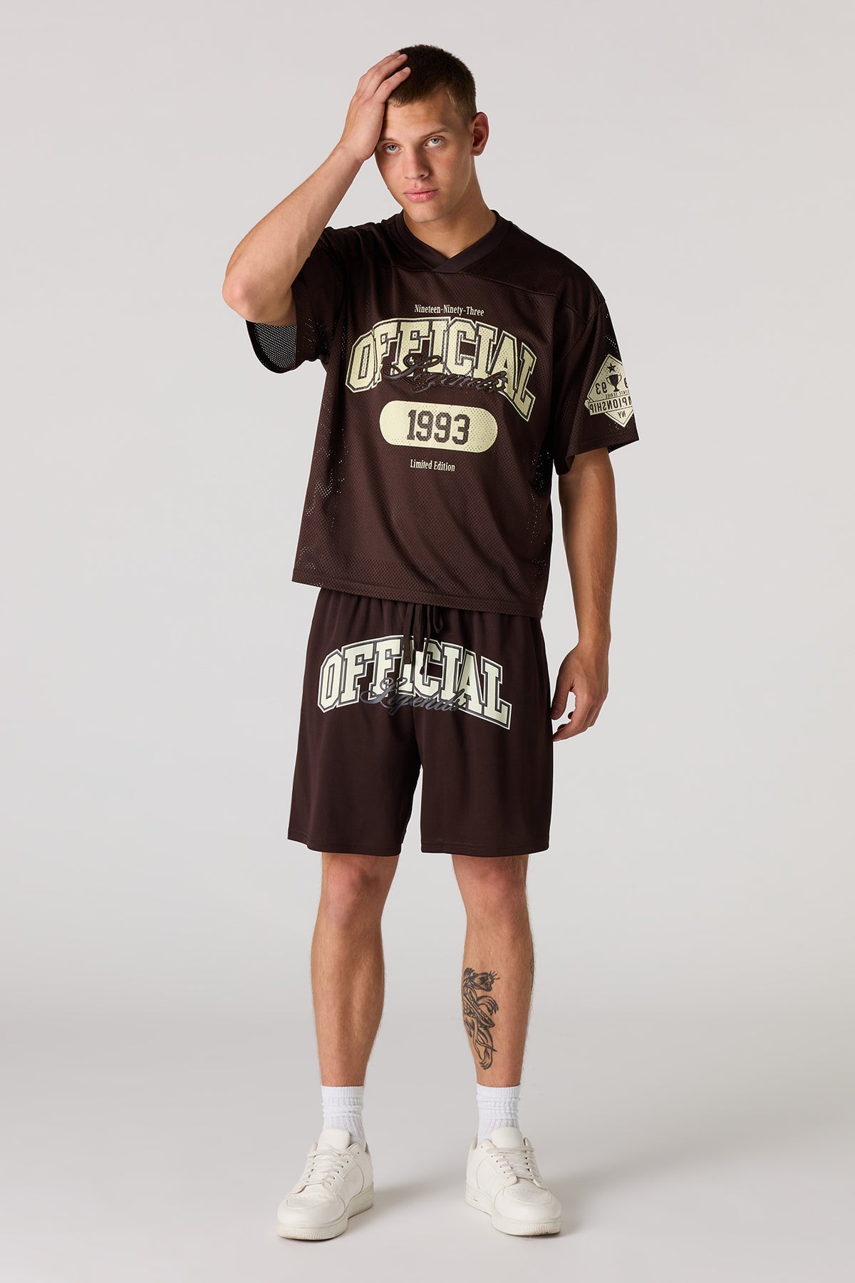 Vue alternative 3. Jersey en filet imprimé